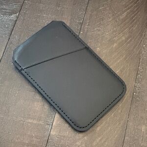 Magnetic Black Card Wallet Sleeve for Phones